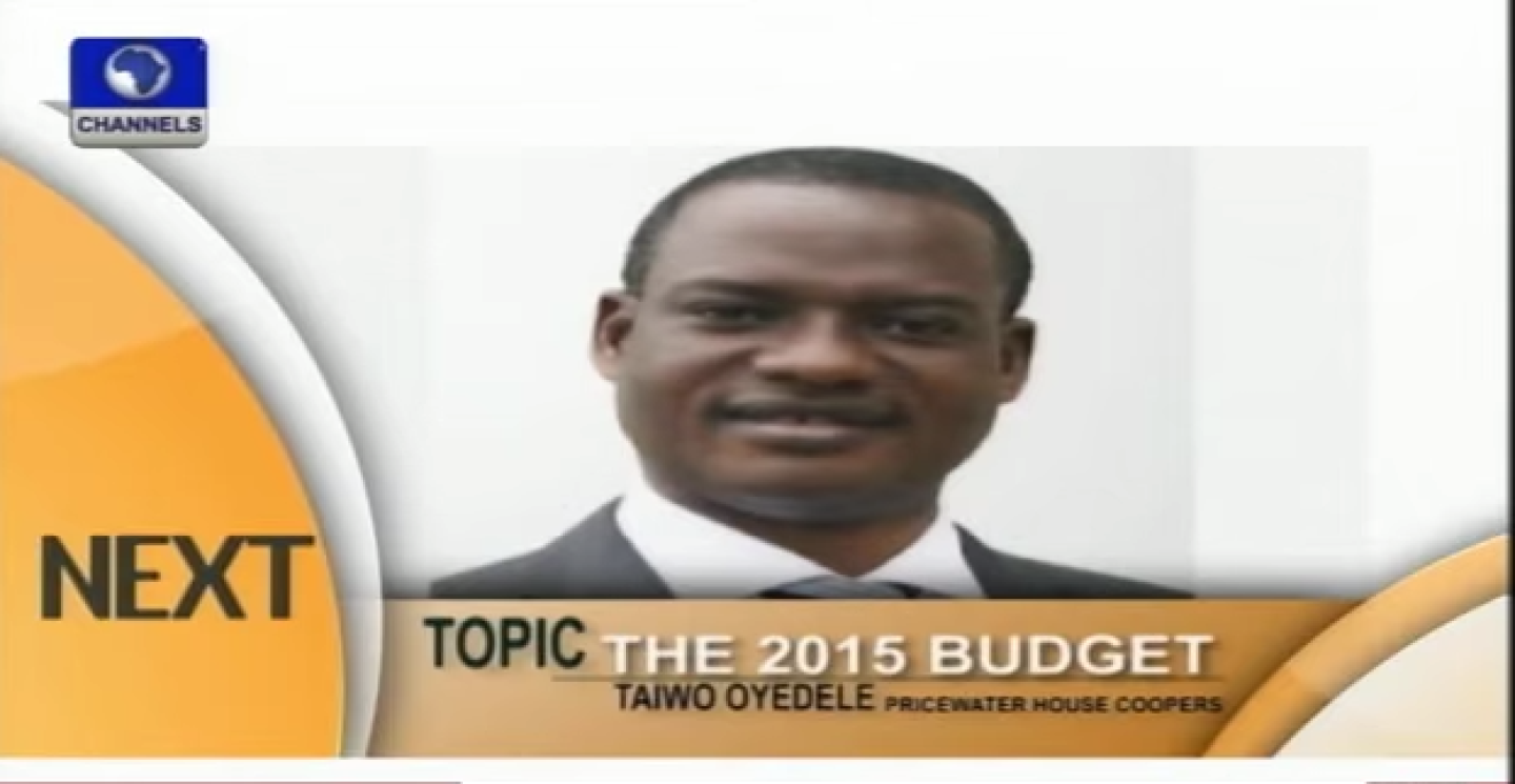 speaking on 2015 budget